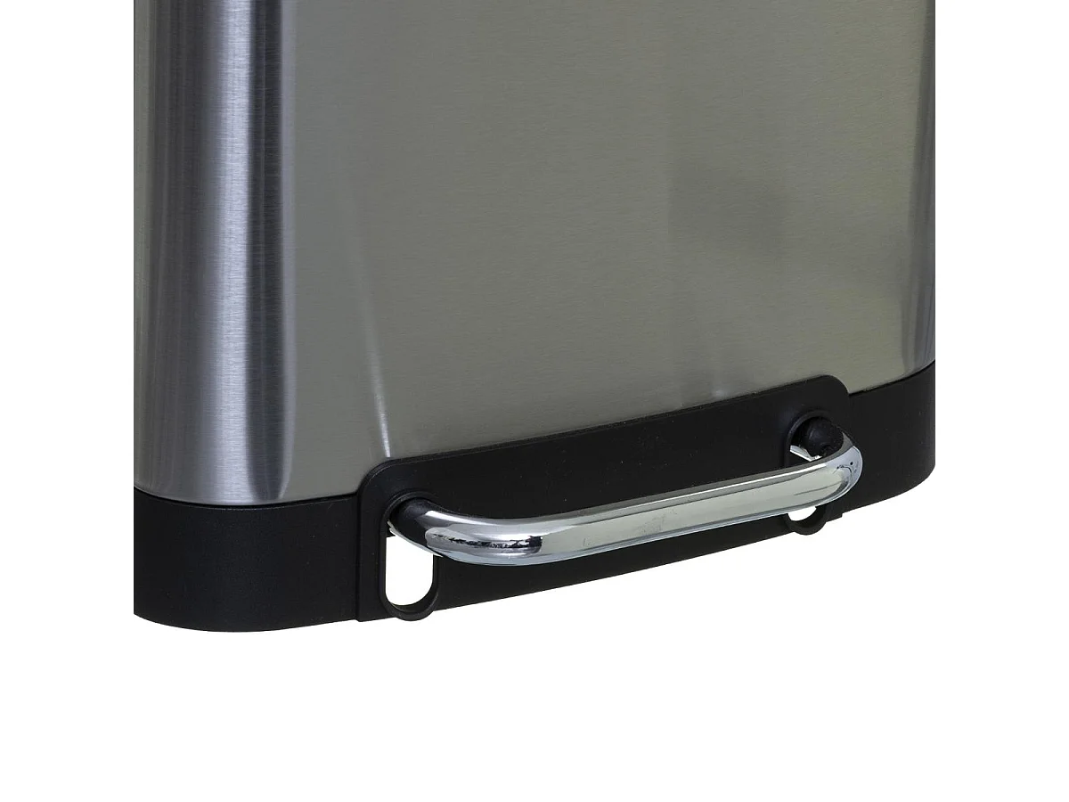 Poubelle en Métal 30 Litres Inox ouverture à pédale