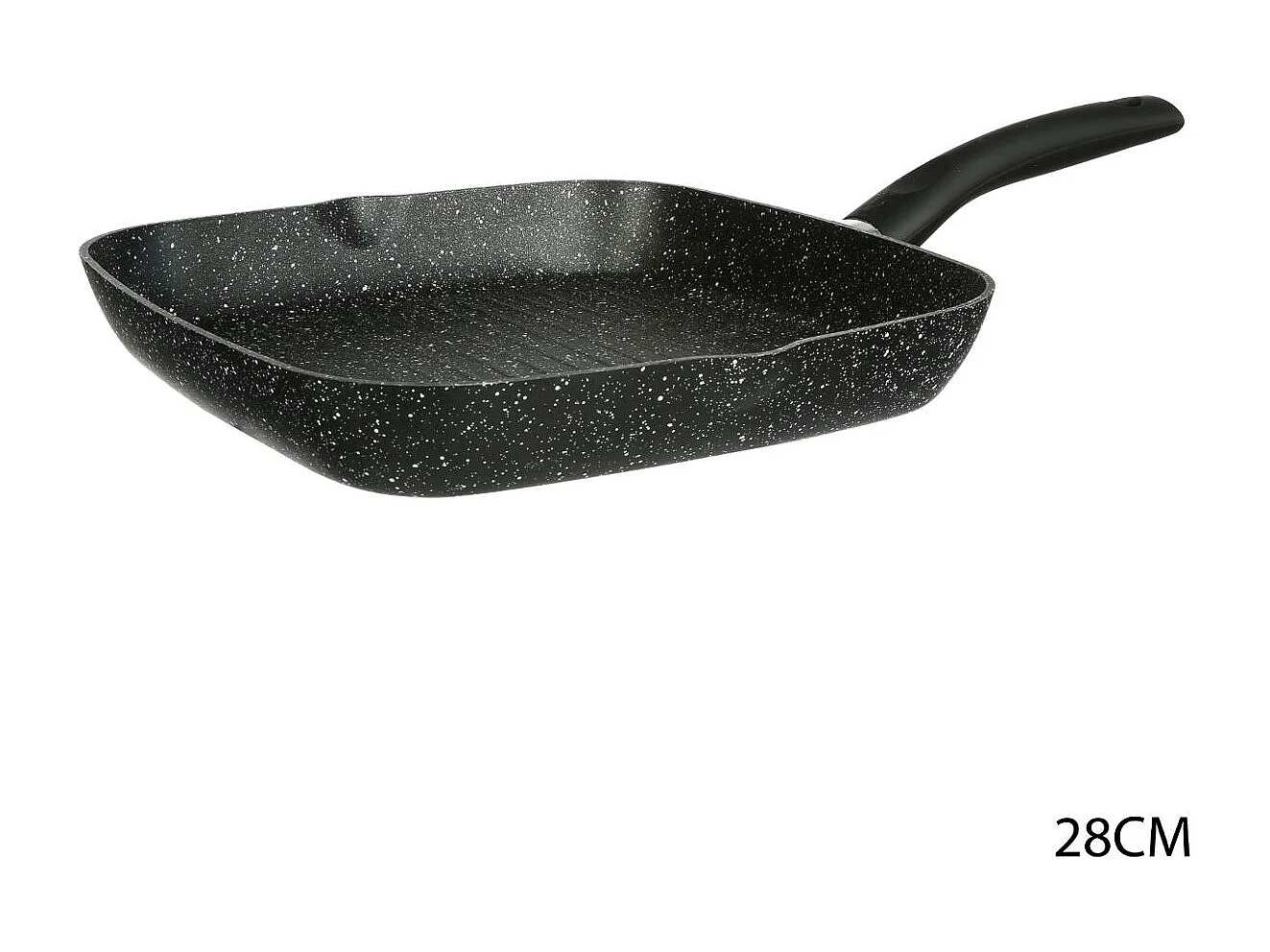 Grill en Aluminium "Pierre" 28cm Noir