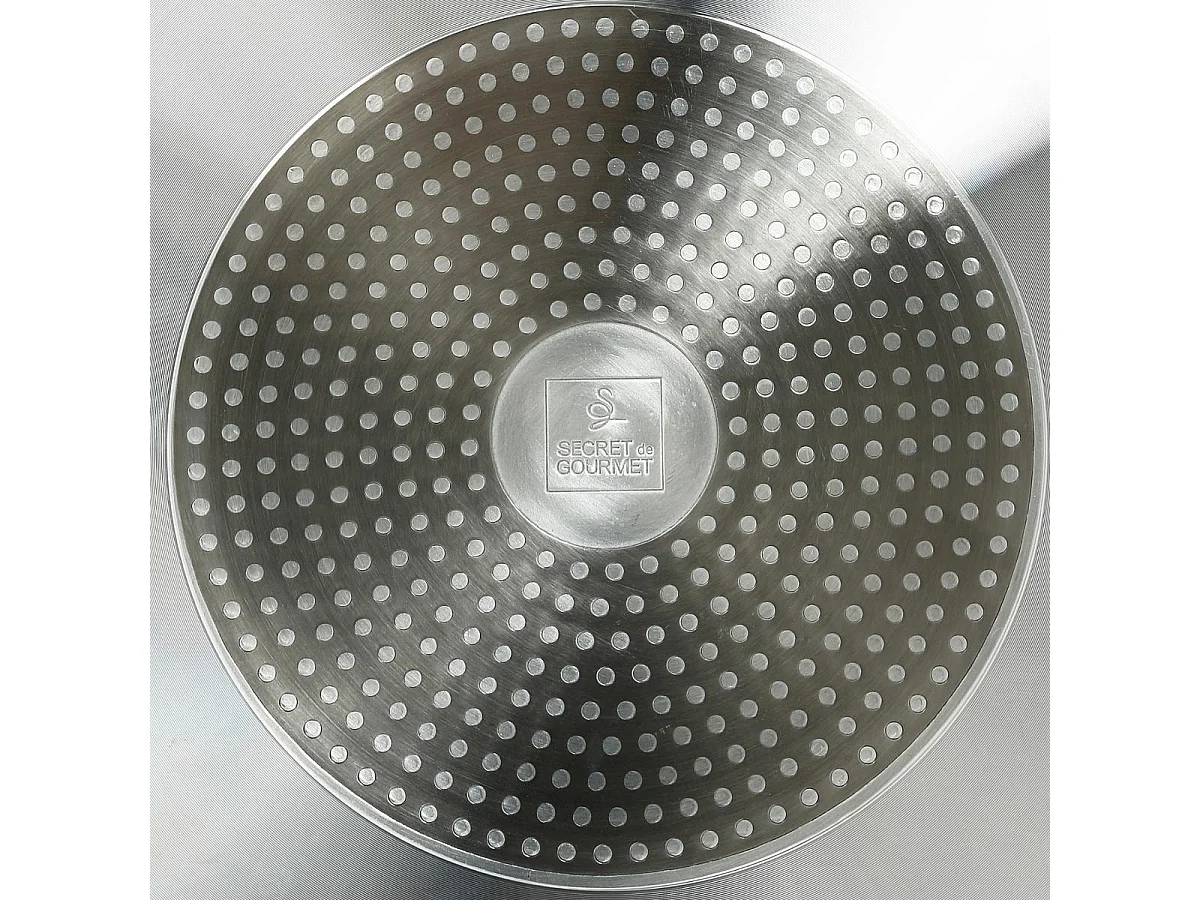 Grill en Aluminium "Pierre" 28cm Noir