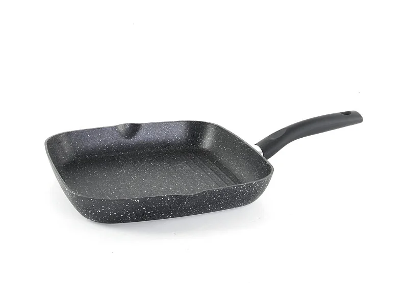 Grill en Aluminium "Pierre" 28cm Noir