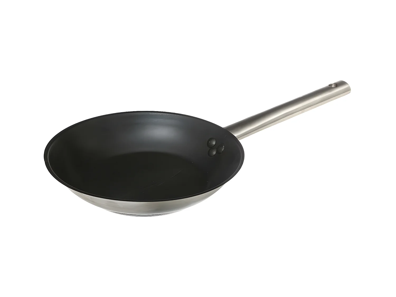 Poêle en Inox "Cuisson" 25cm Argent