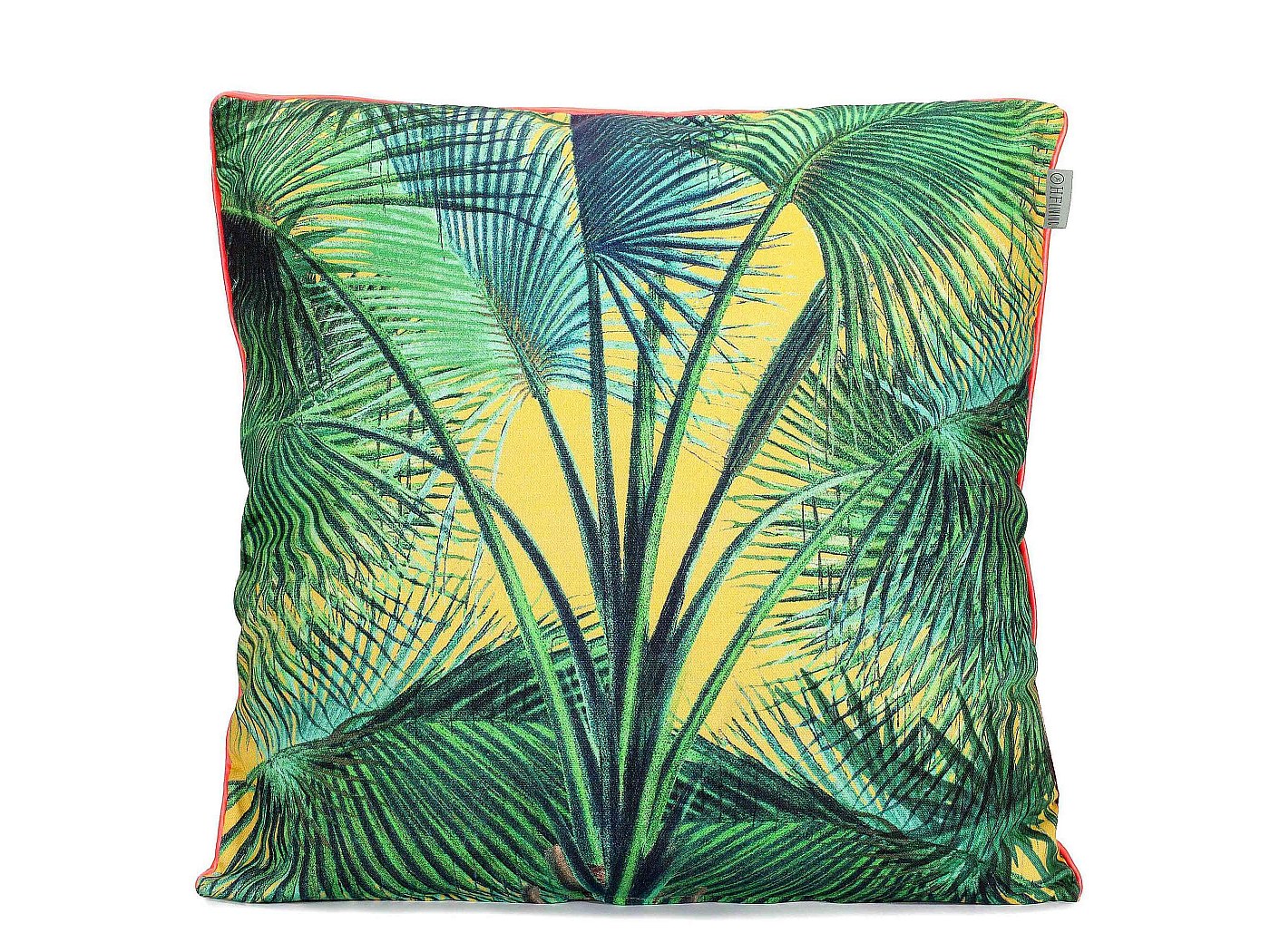 VATTENVÄN housse de coussin, rose/rayé, 50x50 cm
