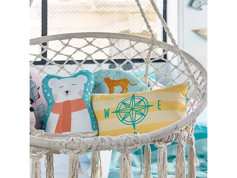 Funda de cojín 50x30 cm World map