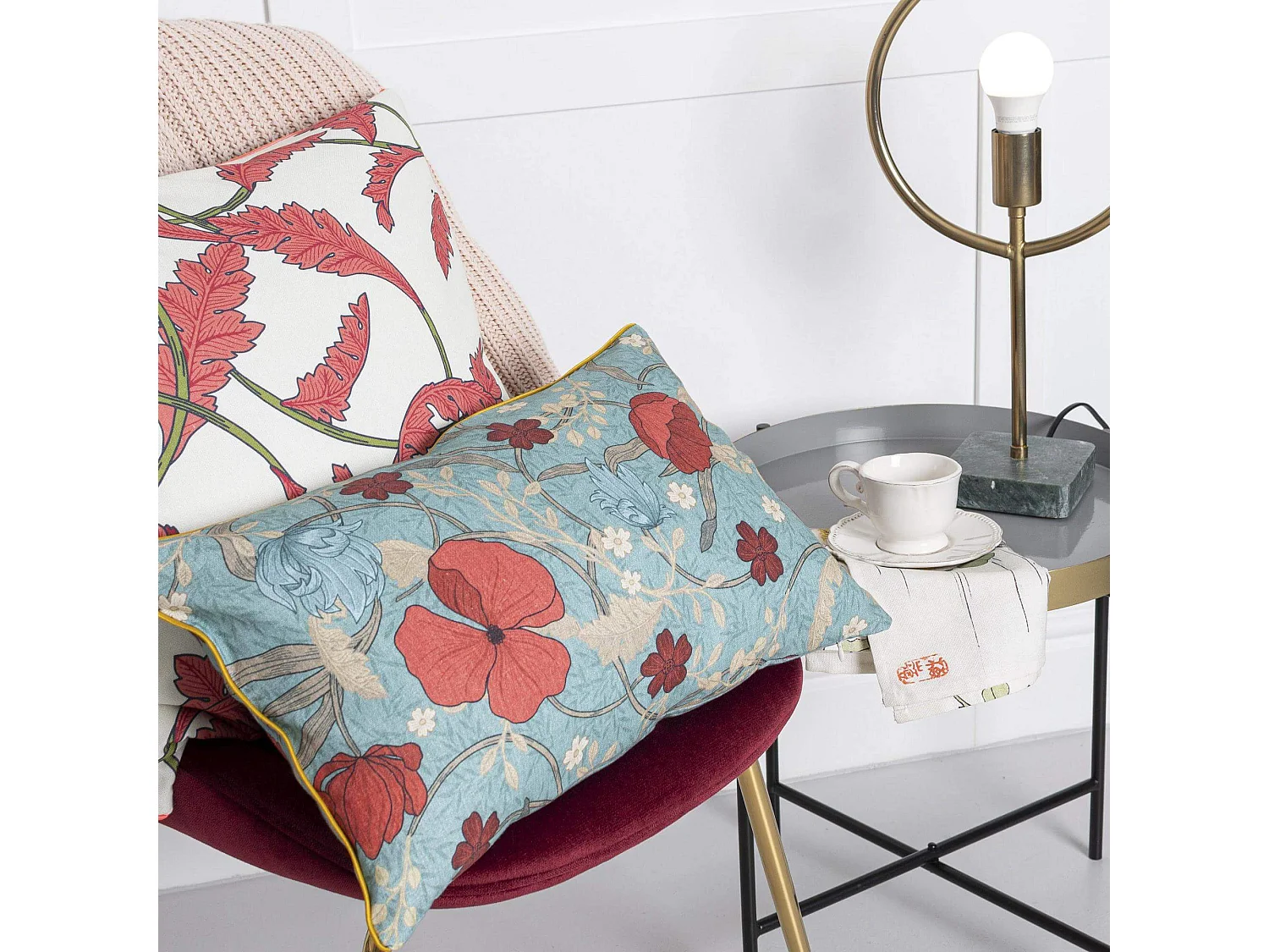 Dekorative kissenbezug 50x30 cm Guimard