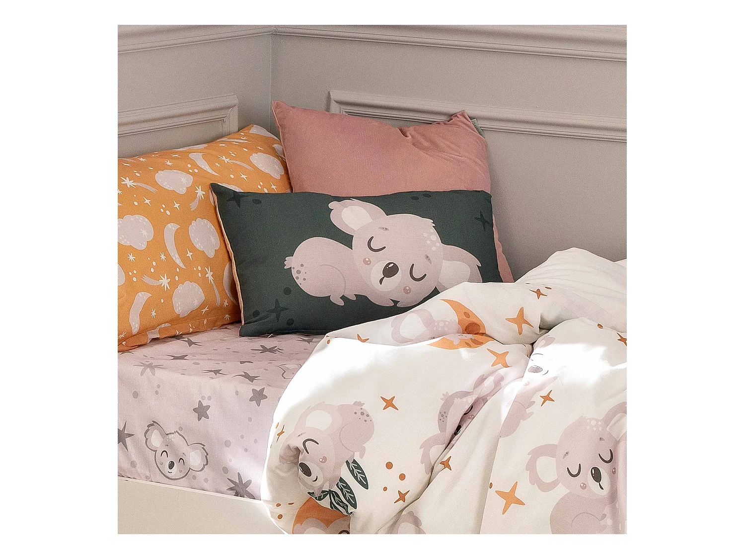 Funda de cojín 50x30 cm Baby koala