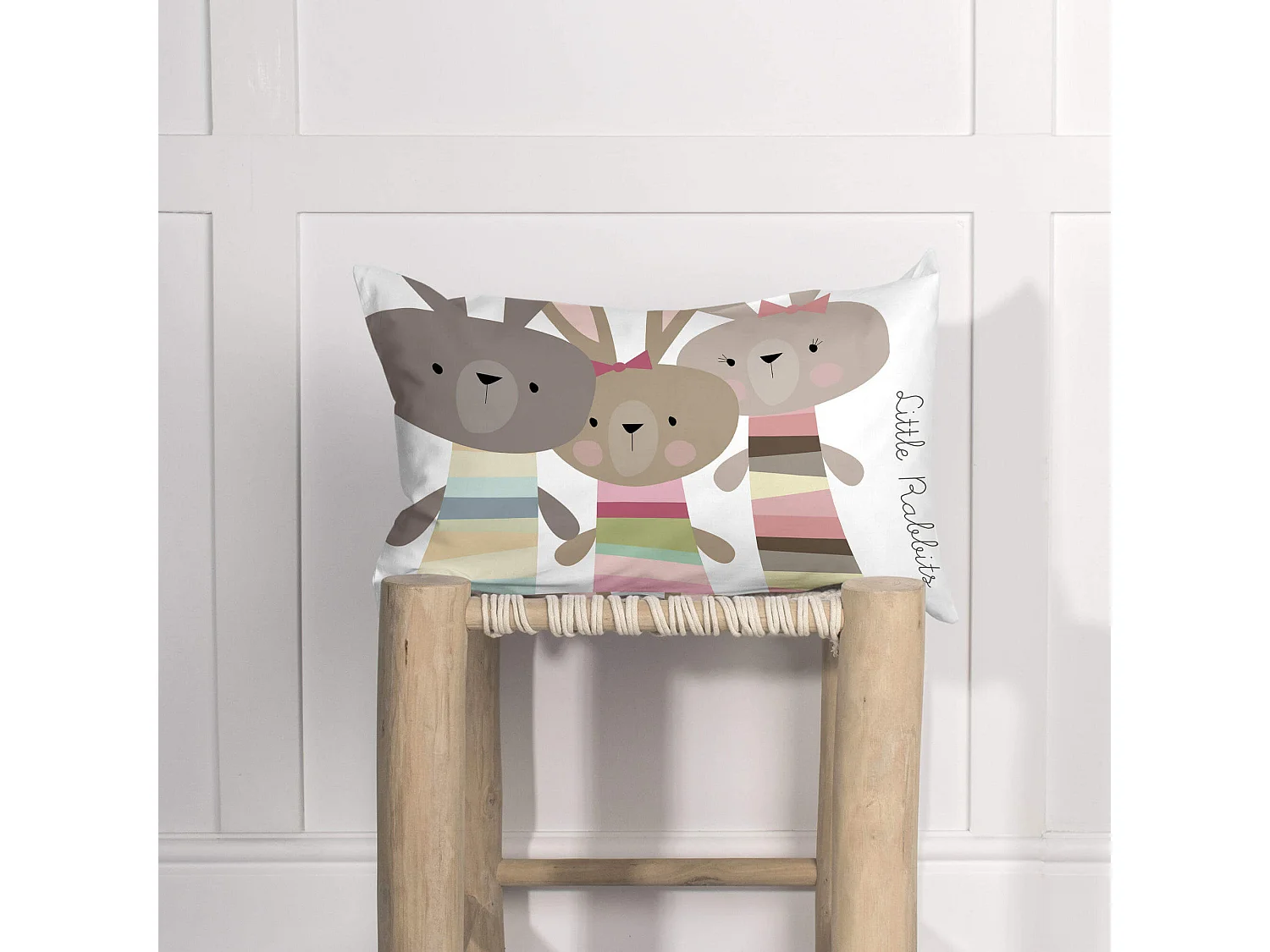Federa 50x30 cm Rabbit family