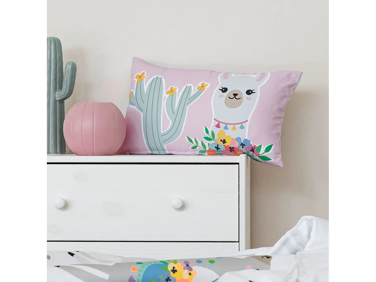 Kissenbezug 50x30 cm Cute llamas