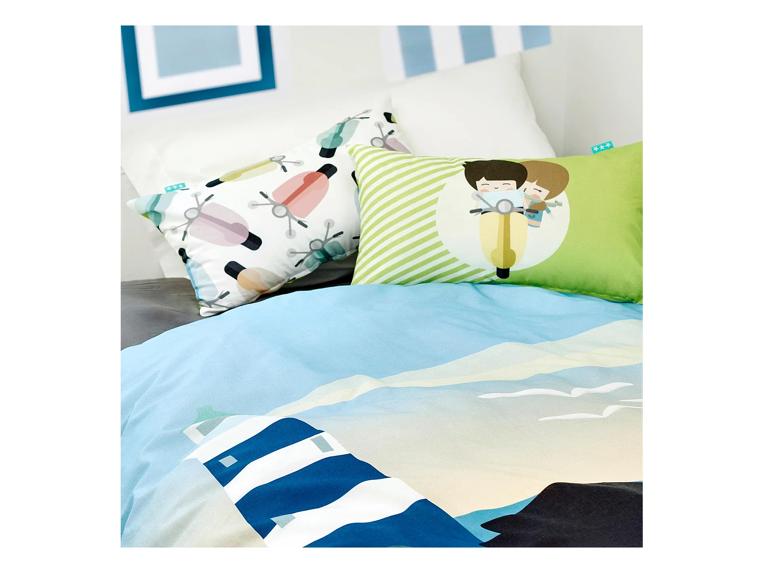 Housse de coussin 50x30 cm Summer time