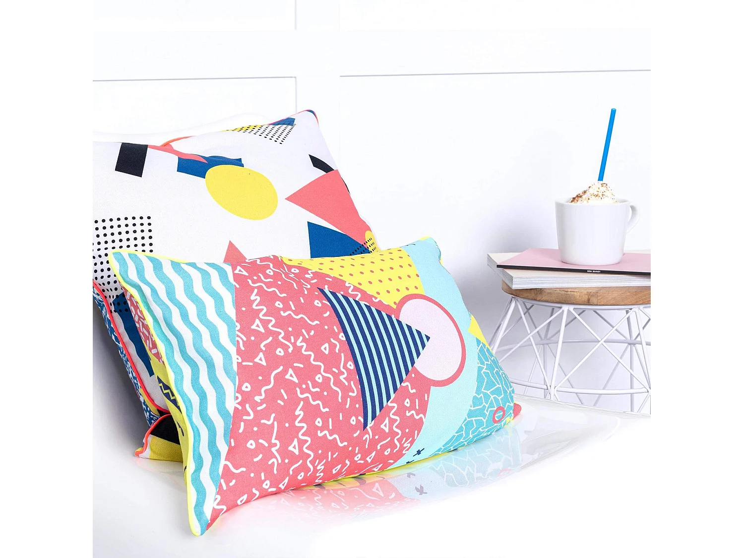 Dekorative kissenbezug 50x30 cm Squiggles