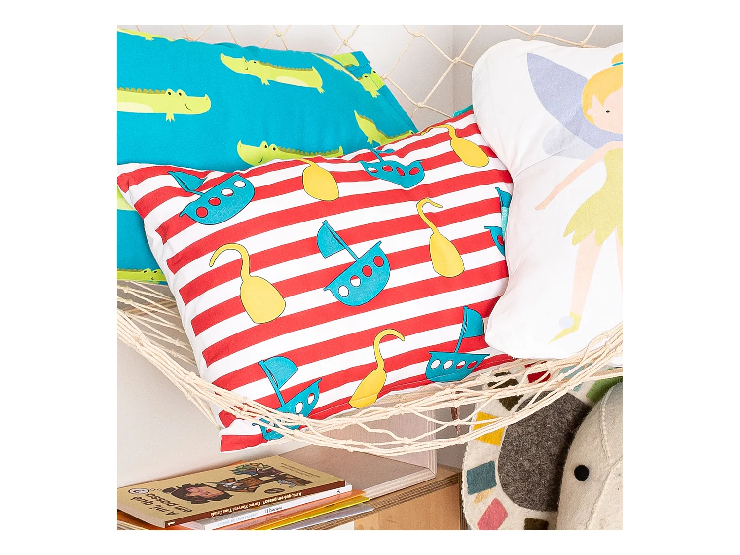 Housse de coussin 50x30 cm Flying boy