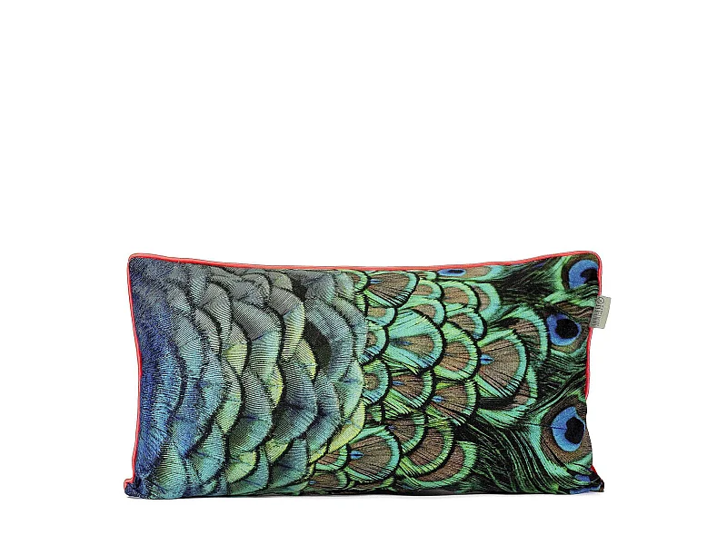 Funda de cojín decorativo 50x30 cm Peacock