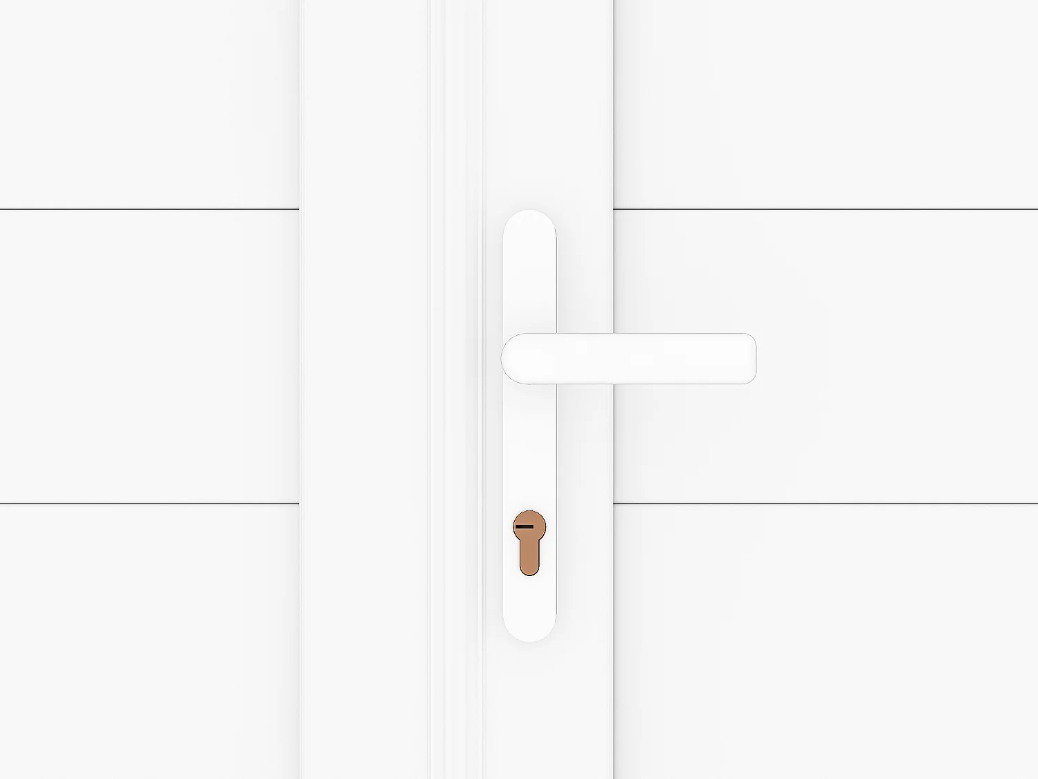 Skrzydłowa elektryczna brama aluminiowa pełna - dł.355 x wys.181 cm biała - NAZARIO