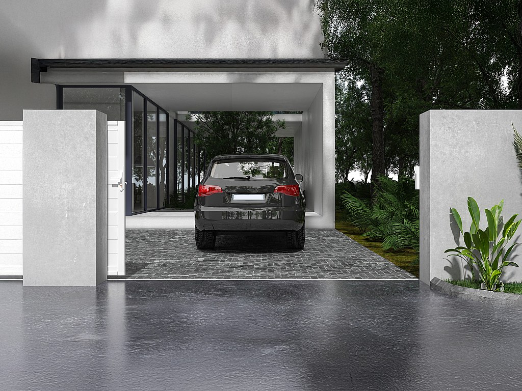 PortailélectriquecoulissantaluminiumpleinL374xH180cmblanc-NAZARIO