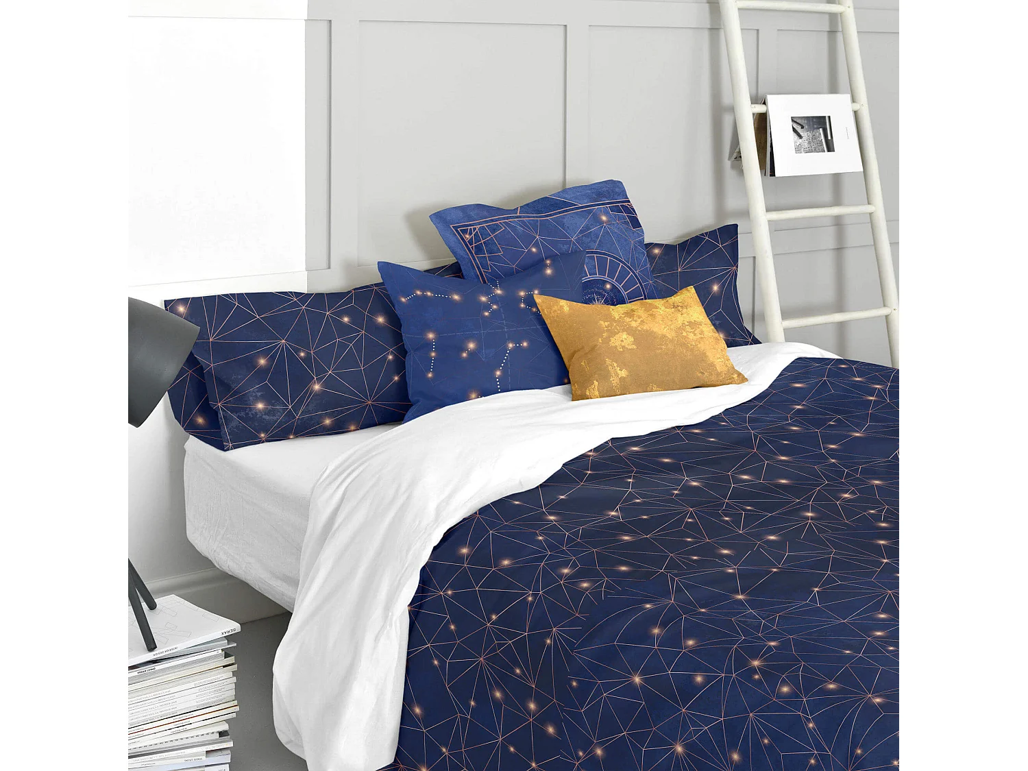 Housse de coussin 60x60 cm Deep blue