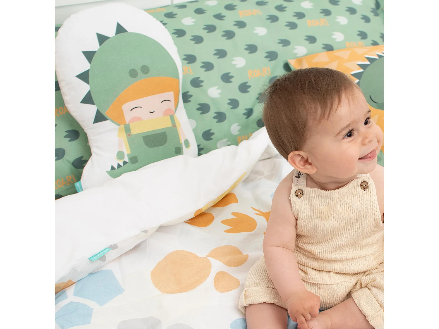 Kissen 40x30 cm Happydino