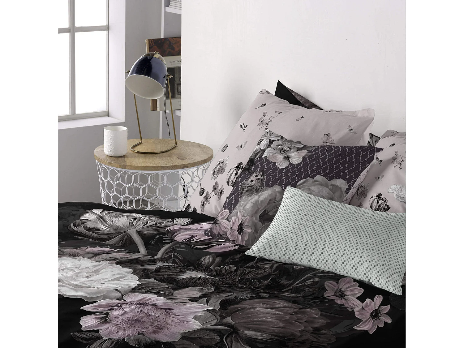 Funda de cojín 60x60 cm Onyx