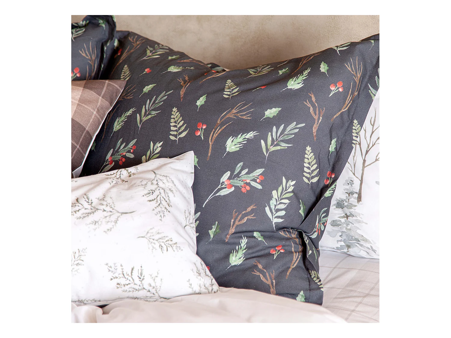 Funda de cojín 60x60 cm Mystical winter