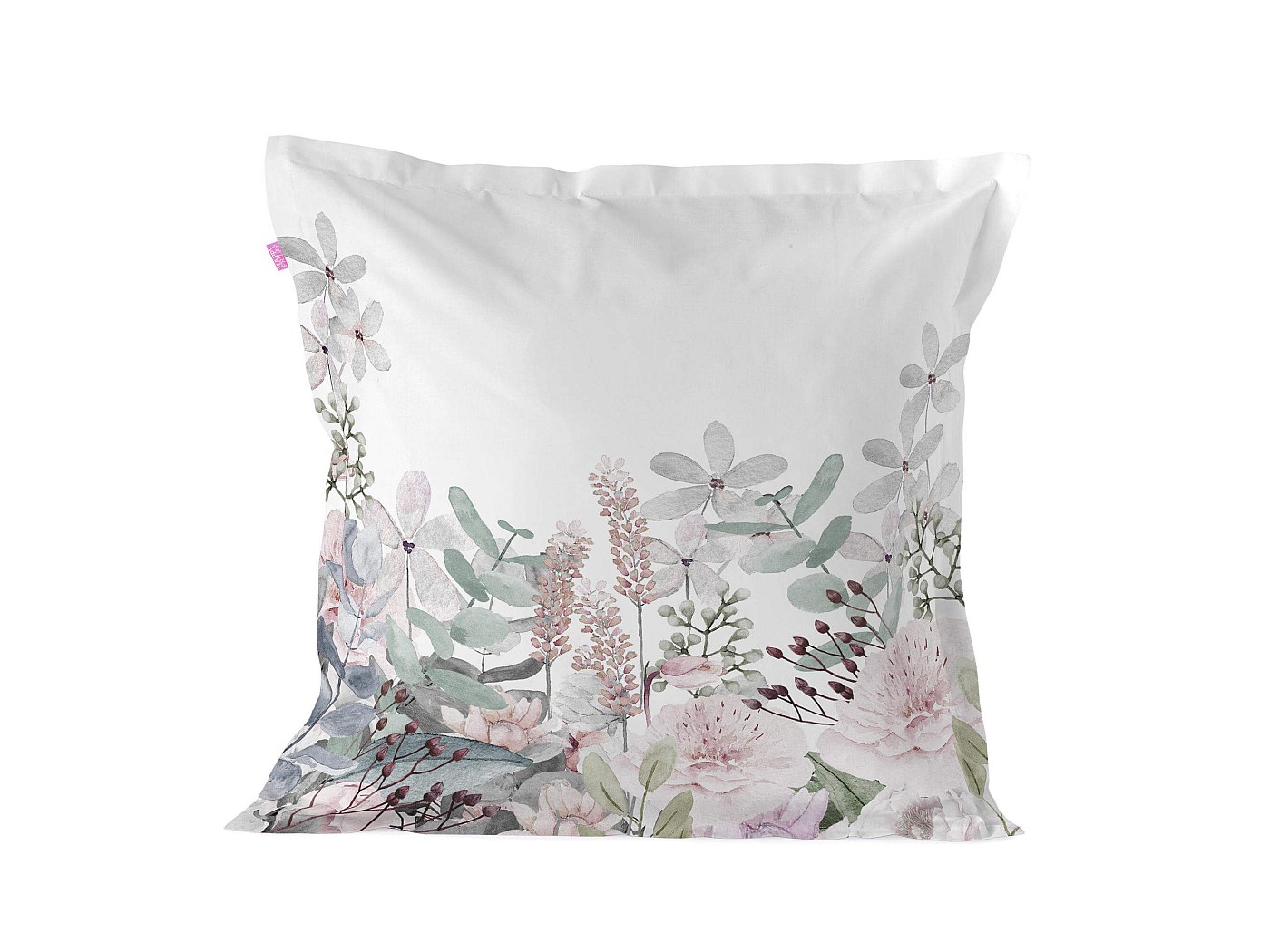 Cuscino Serie Alcatraz - Fodera 60x60 Cm - Colore Argento