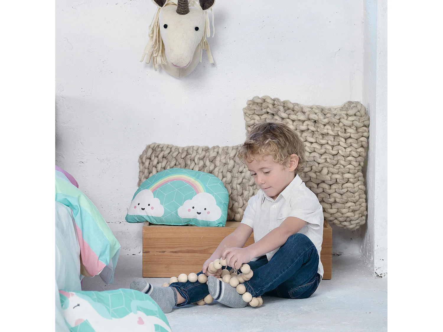 Kissen 40x30 cm Rainbow