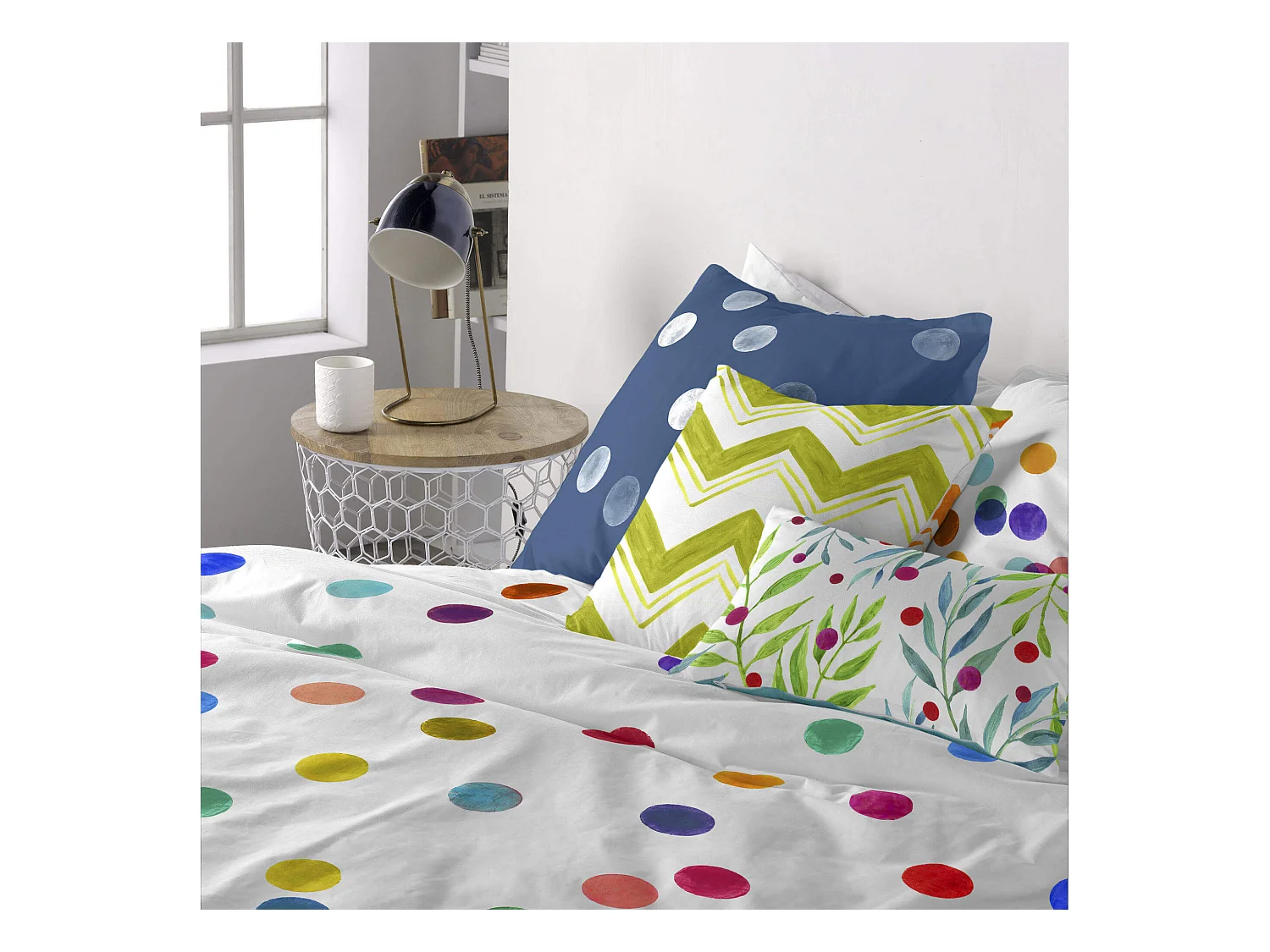 Funda de cojín 60x60 cm Confetti