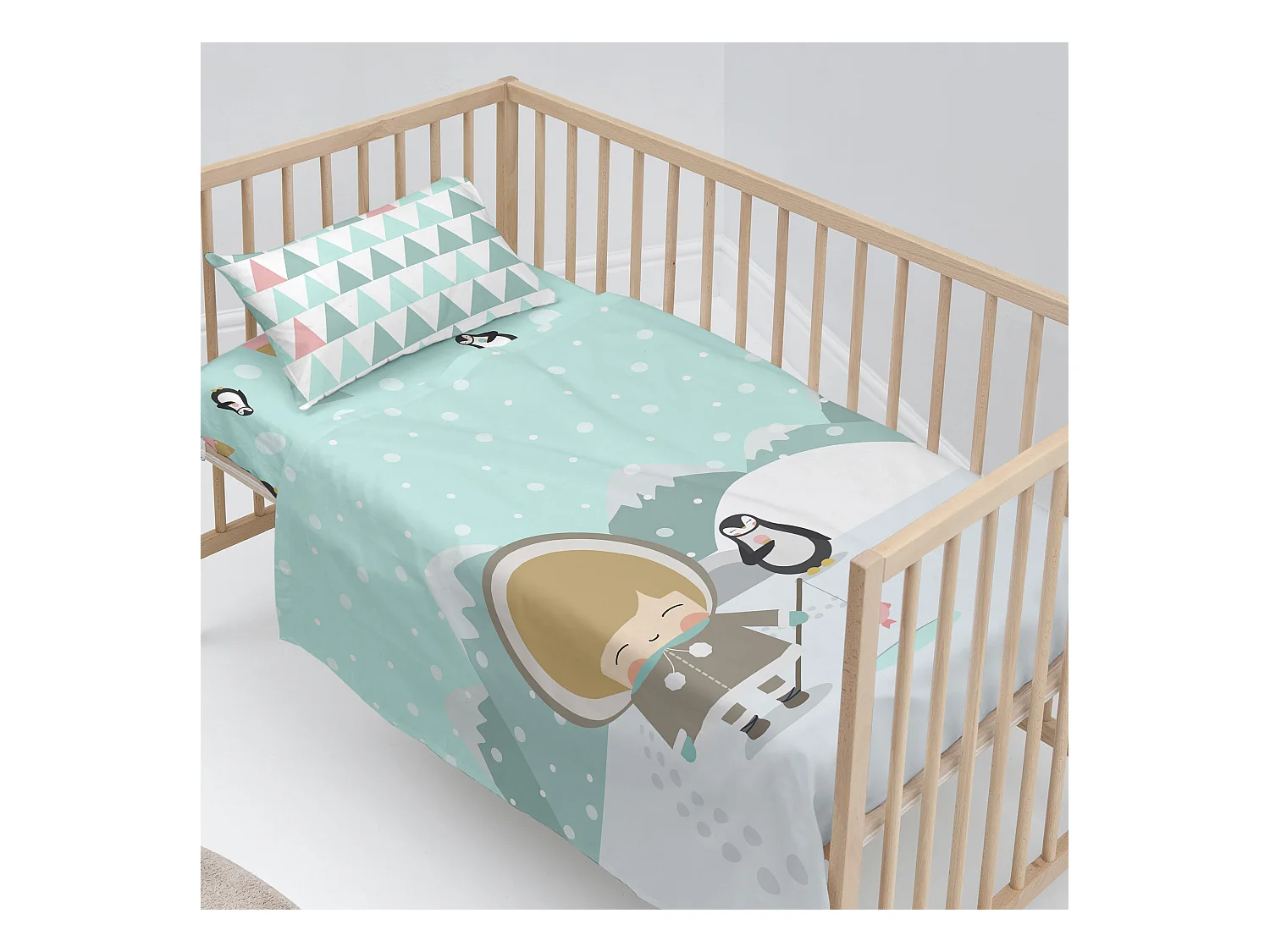 Bettlaken-set Kinderbett 120x180 cm Skymo day