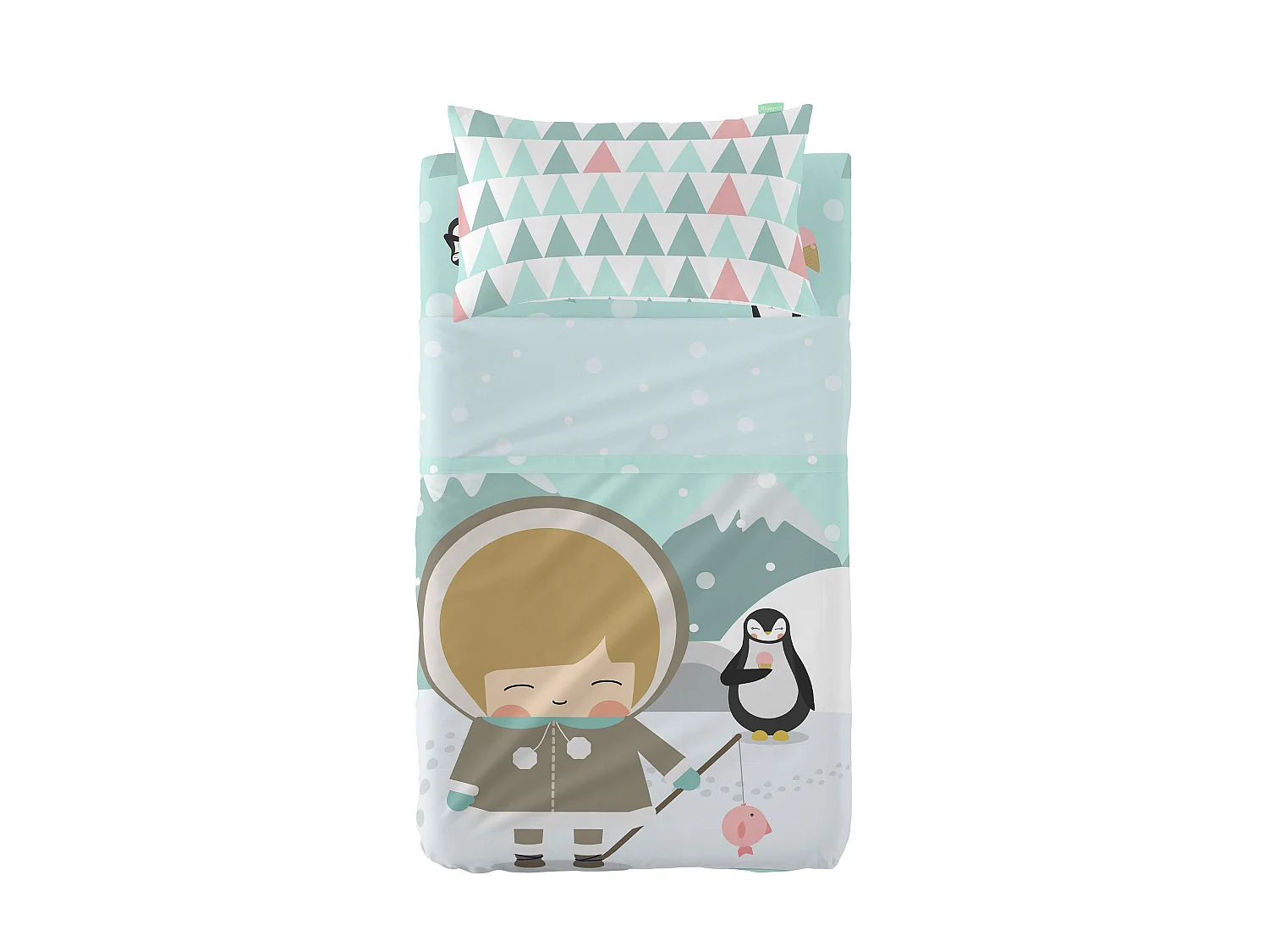 Bettlaken-set Kinderbett 120x180 cm Skymo day
