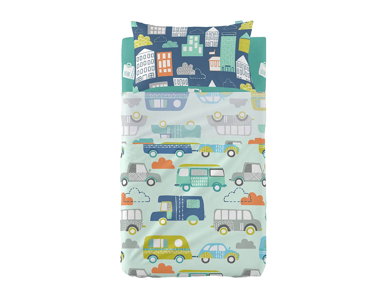 Bettlaken-set Kinderbett 100x130 cm Holidays