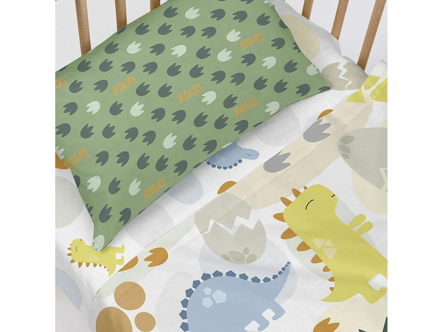 Parure drap Berceau 100x130 cm Happydino