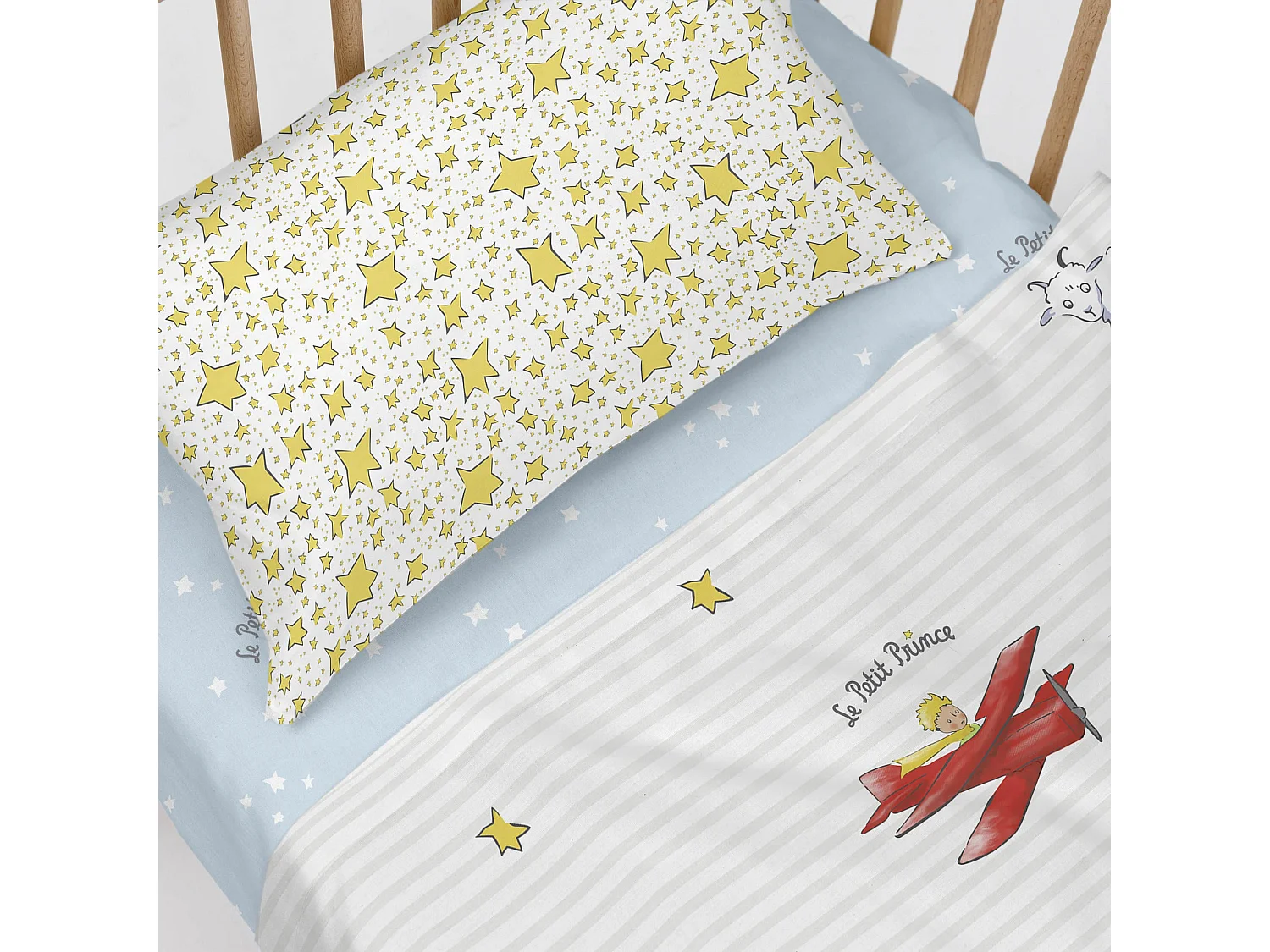 Parure drap Berceau 100x130 cm Son monde