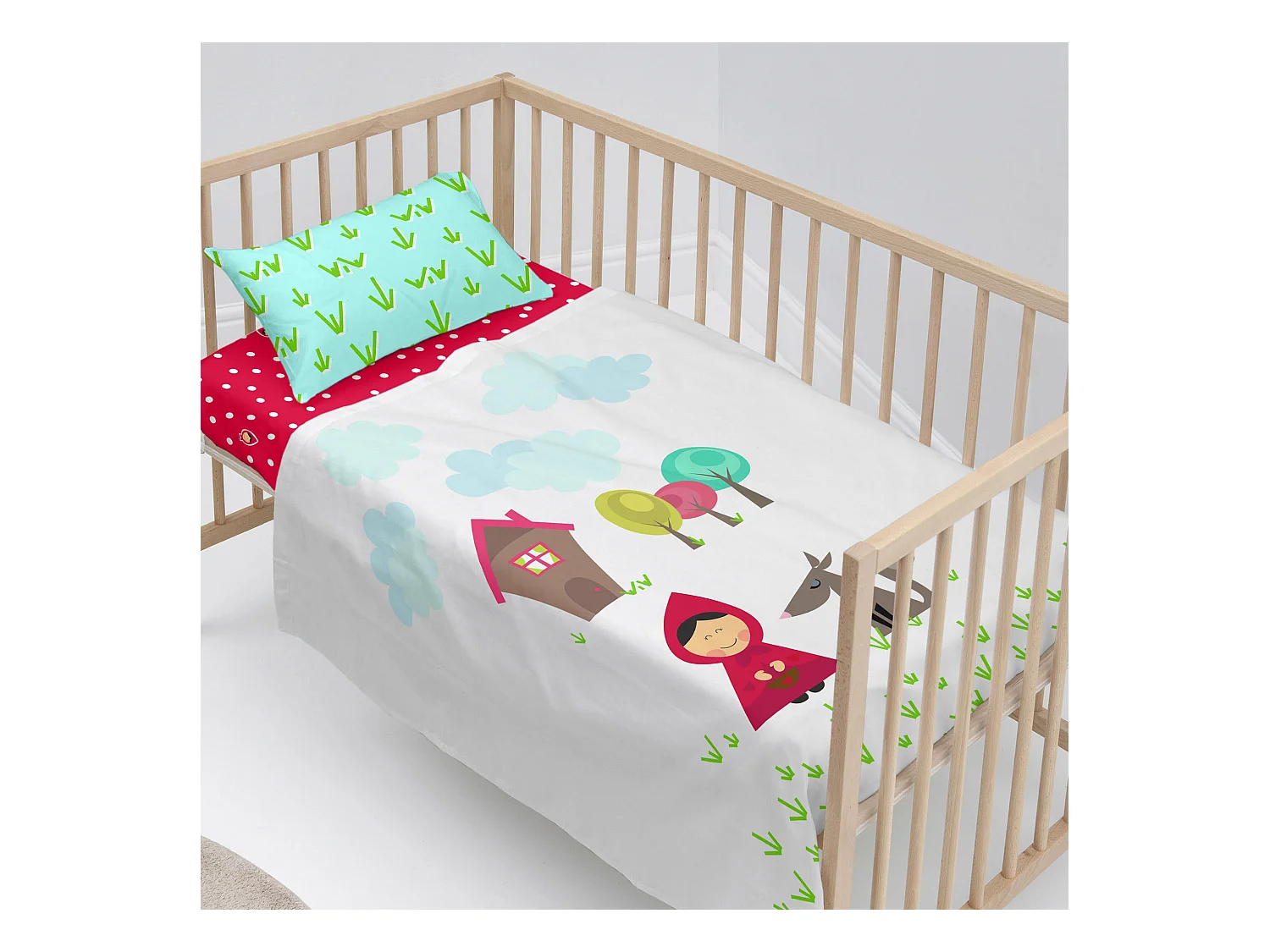 Bettlaken-set Kinderbett 100x130 cm Grandma