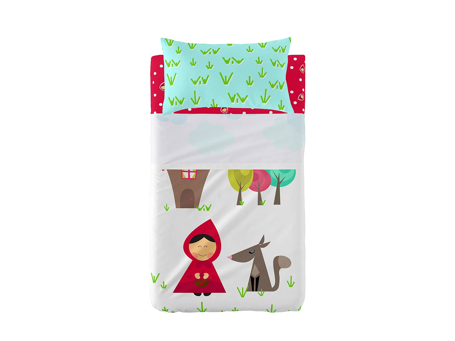 Bettlaken-set Kinderbett 100x130 cm Grandma