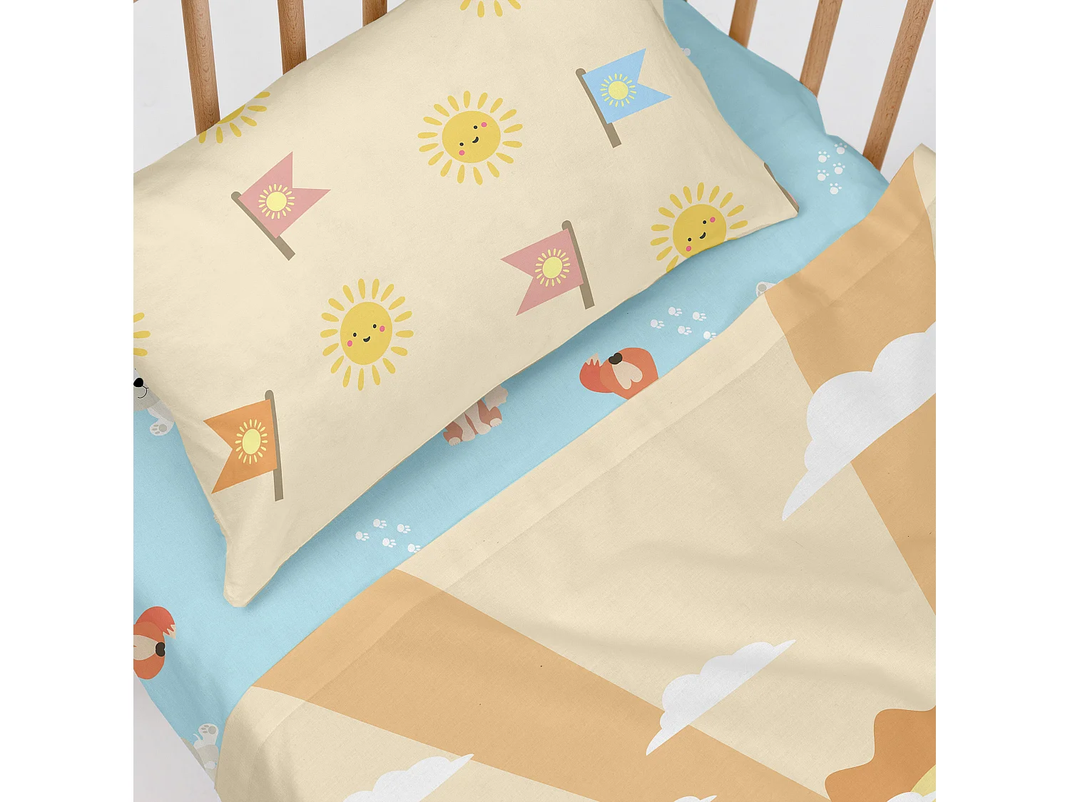 Juego de sabana Maxicuna (120x180 cm) Camping