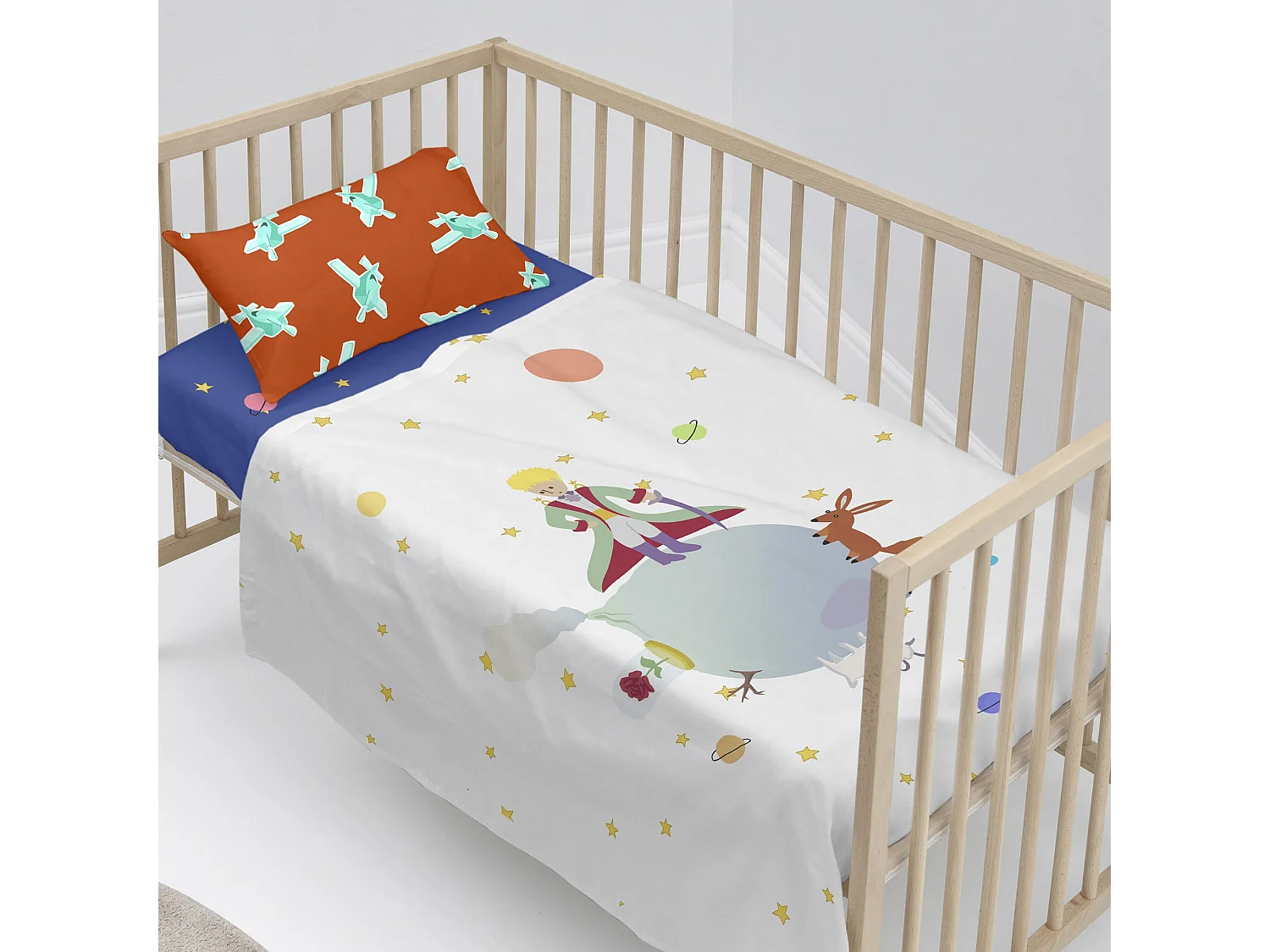 Bettlaken-set Kinderbett 100x130 cm Le petit prince