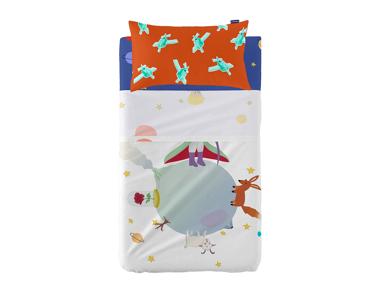 Bettlaken-set Kinderbett 100x130 cm Le petit prince