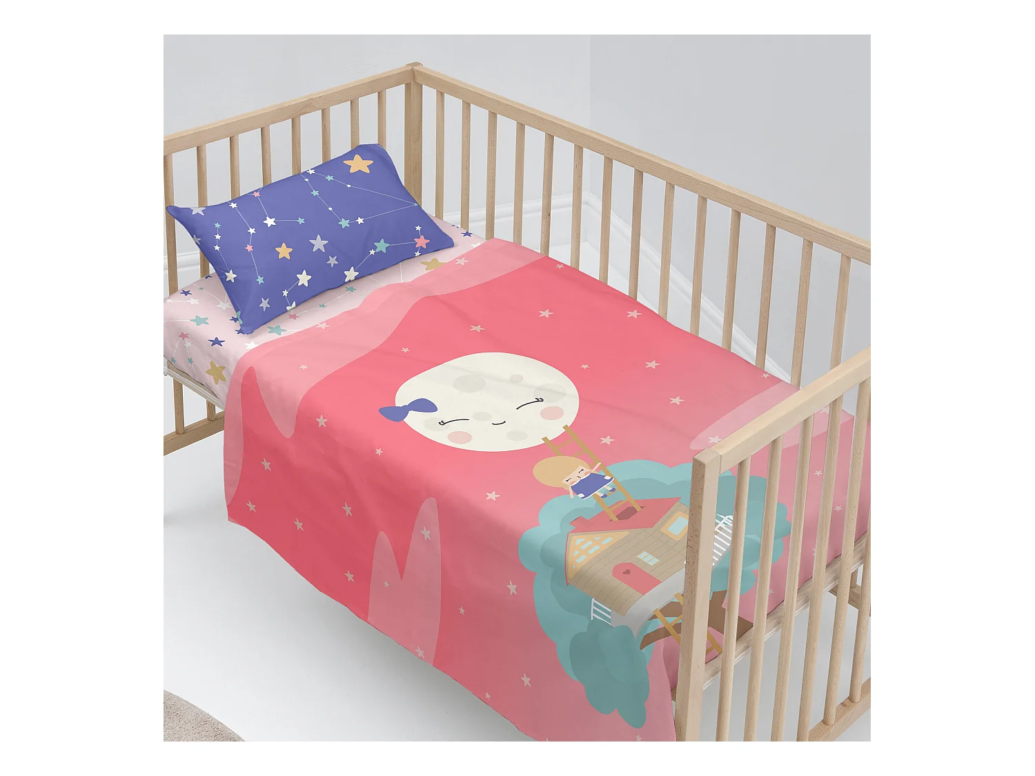 Juego de sabana Cuna (100x130 cm) Moon dream