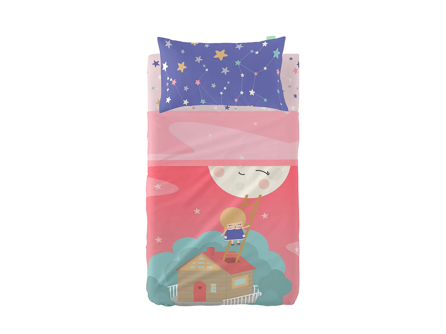 Juego de sabana Cuna (100x130 cm) Moon dream