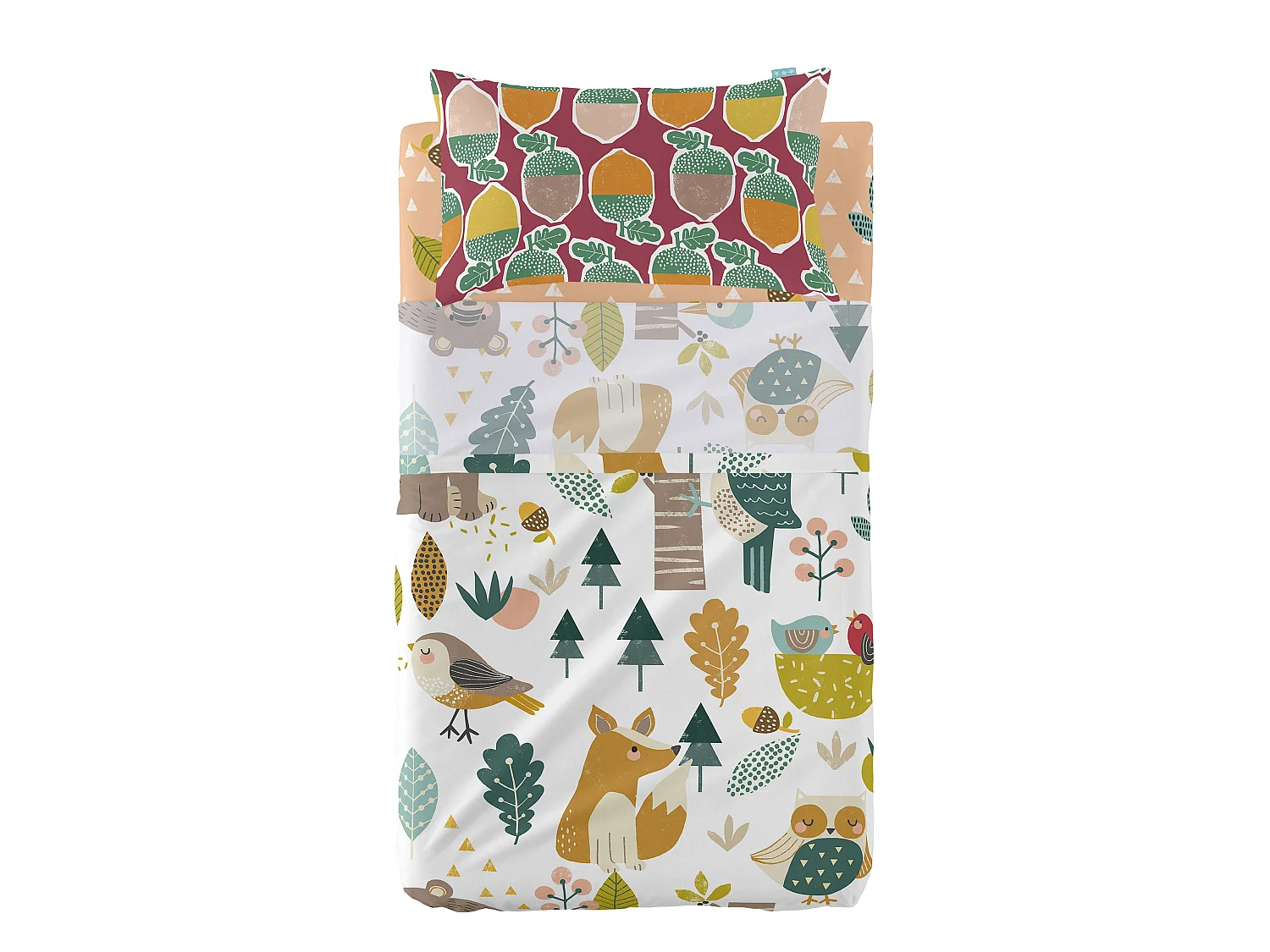 Bettlaken-set Kinderbett 100x130 cm Harvestwood