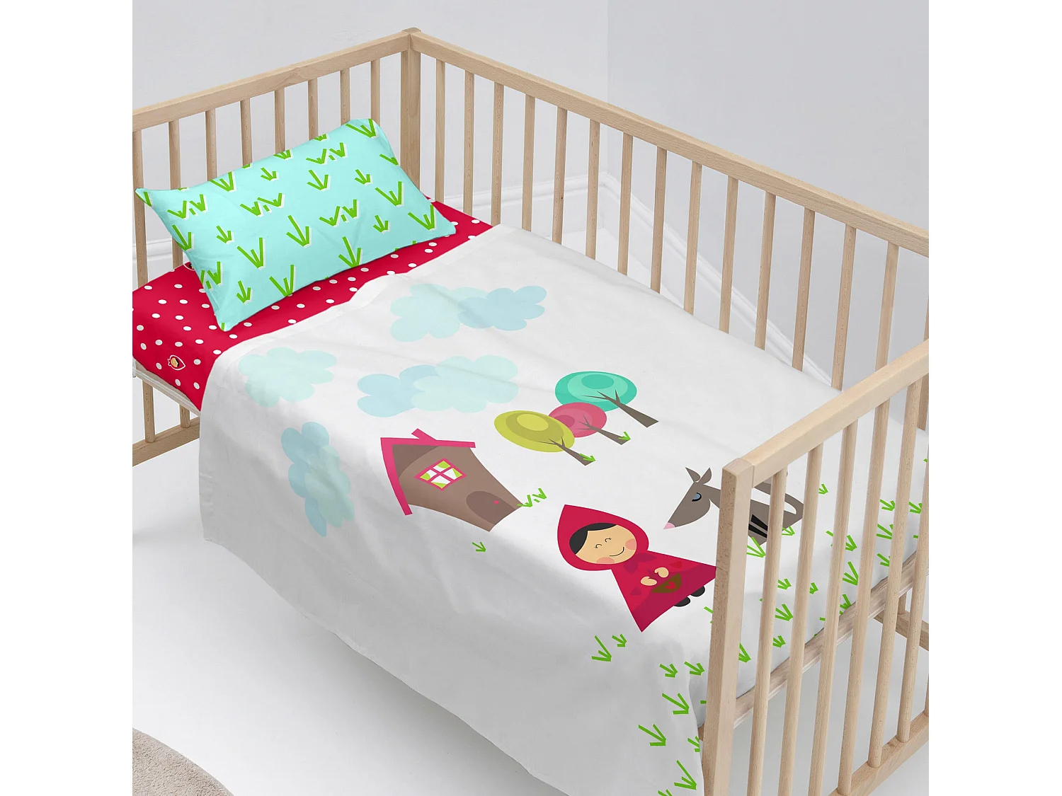 Bettlaken-set Kinderbett 120x180 cm Grandma