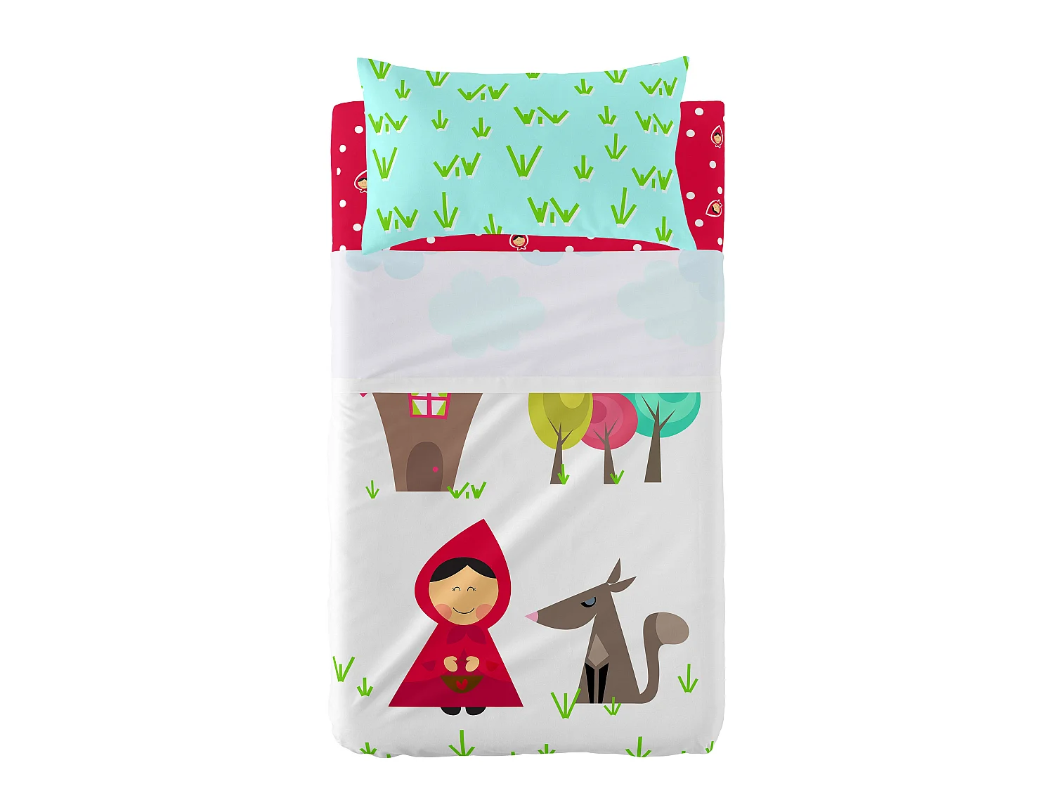 Bettlaken-set Kinderbett 120x180 cm Grandma