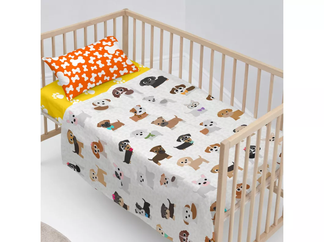 Kauf Unique Bettlaken-set Kinderbett 100x130 cm Dogs