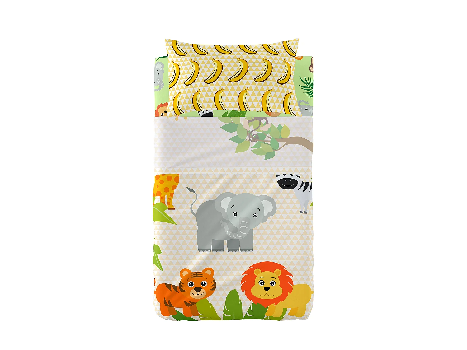 Bettlaken-set Kinderbett 100x130 cm Wild