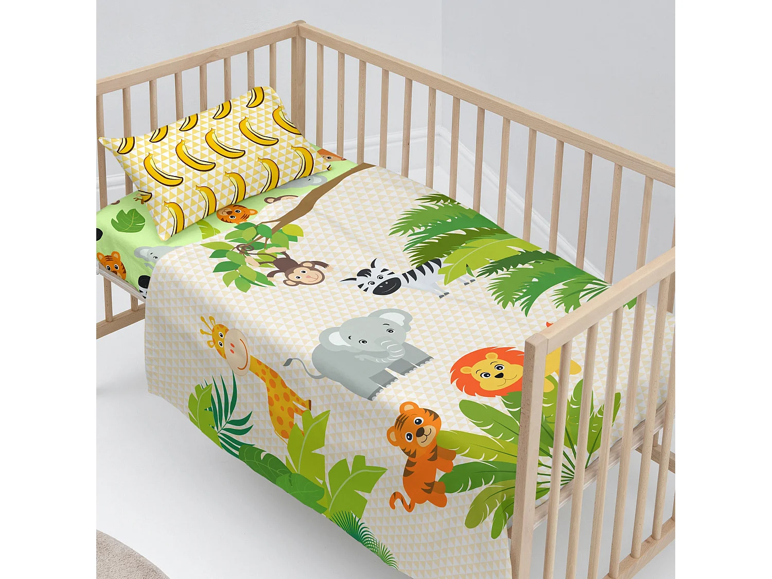 Parure drap Berceau 100x130 cm Wild