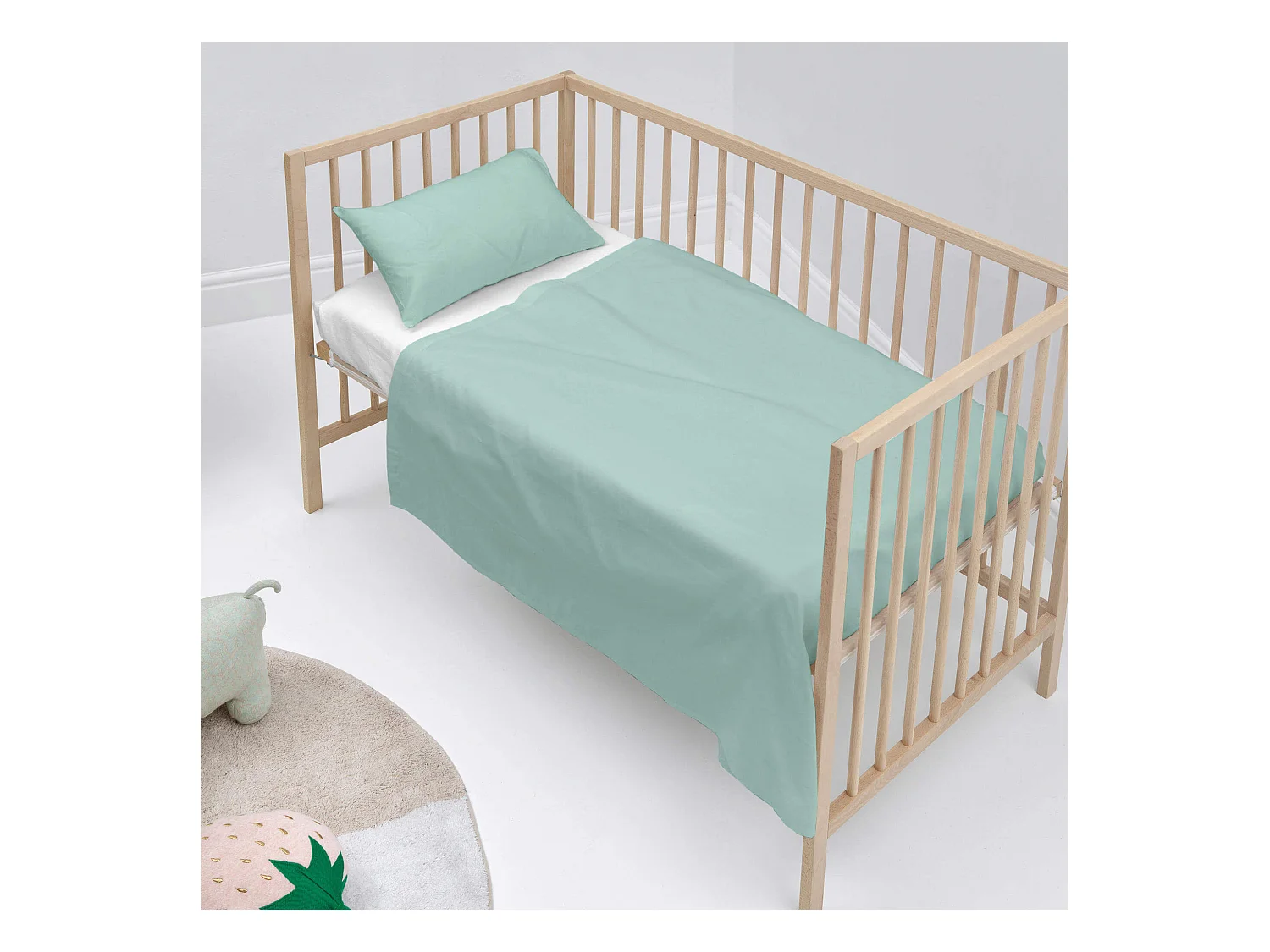 Parure lenzuola Lettino 120x180 cm Basic