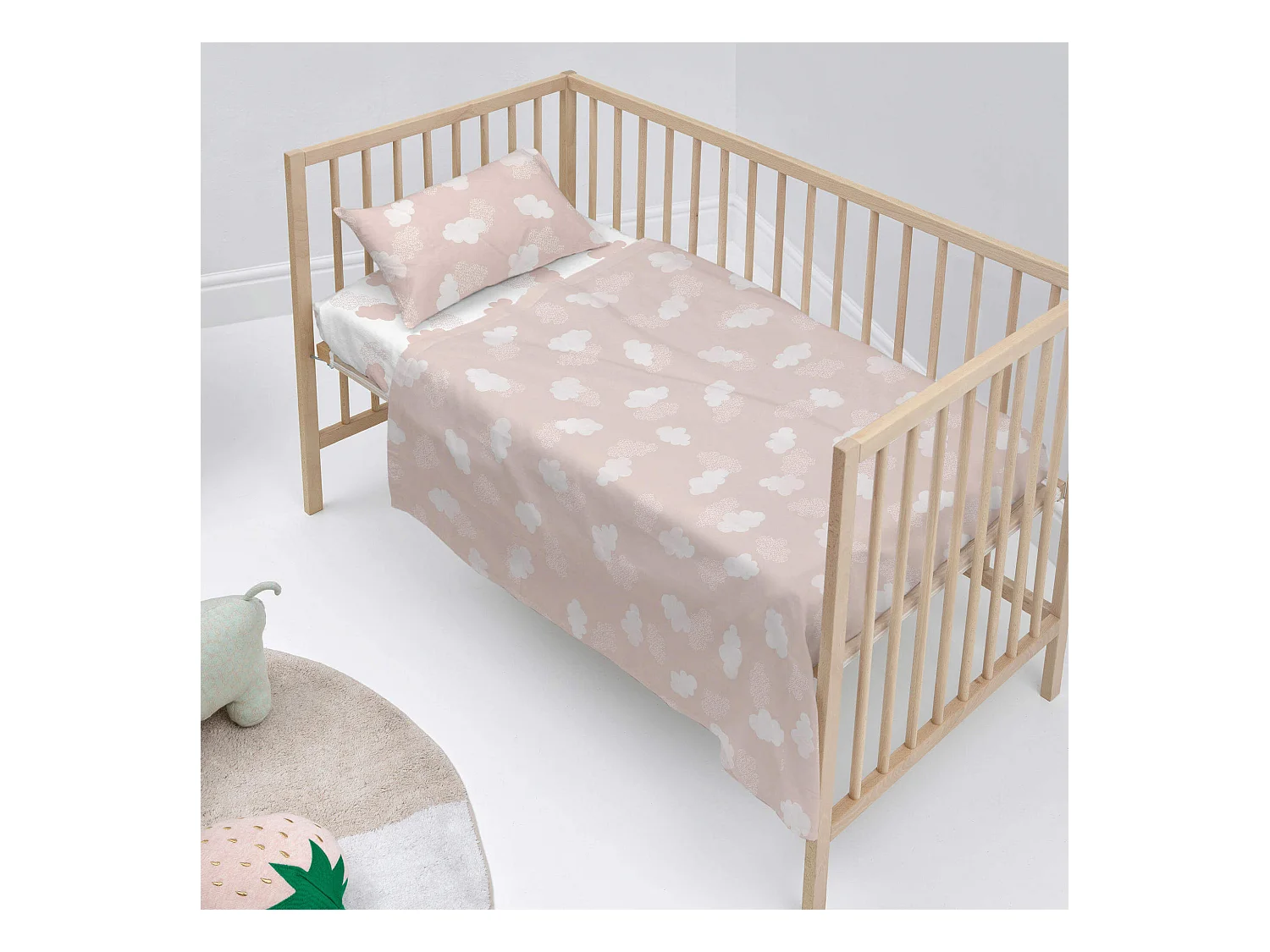 Bettlaken-set Kinderbett 100x130 cm Clouds