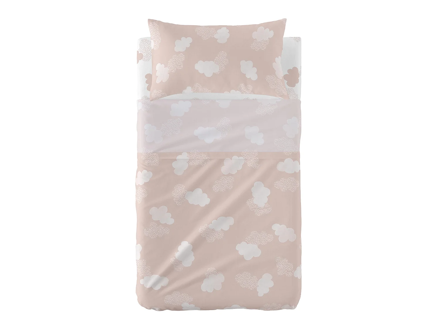 Bettlaken-set Kinderbett 100x130 cm Clouds