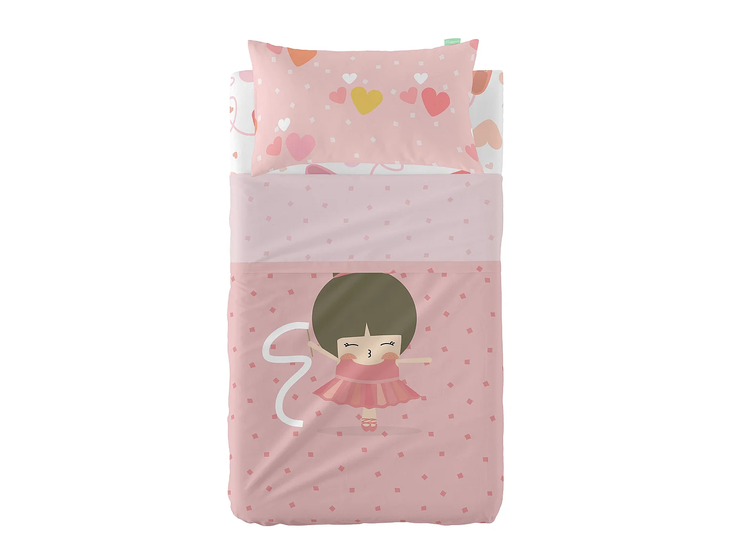 Parure drap Lit Bébé 120x180 cm Dancing