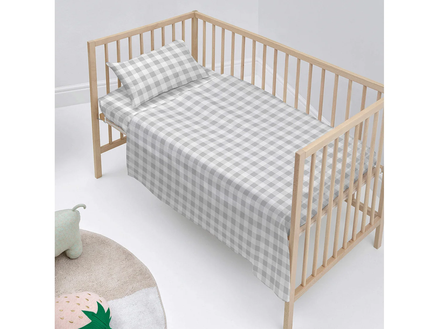 Juego de sabana Cuna (100x130 cm) Vichy