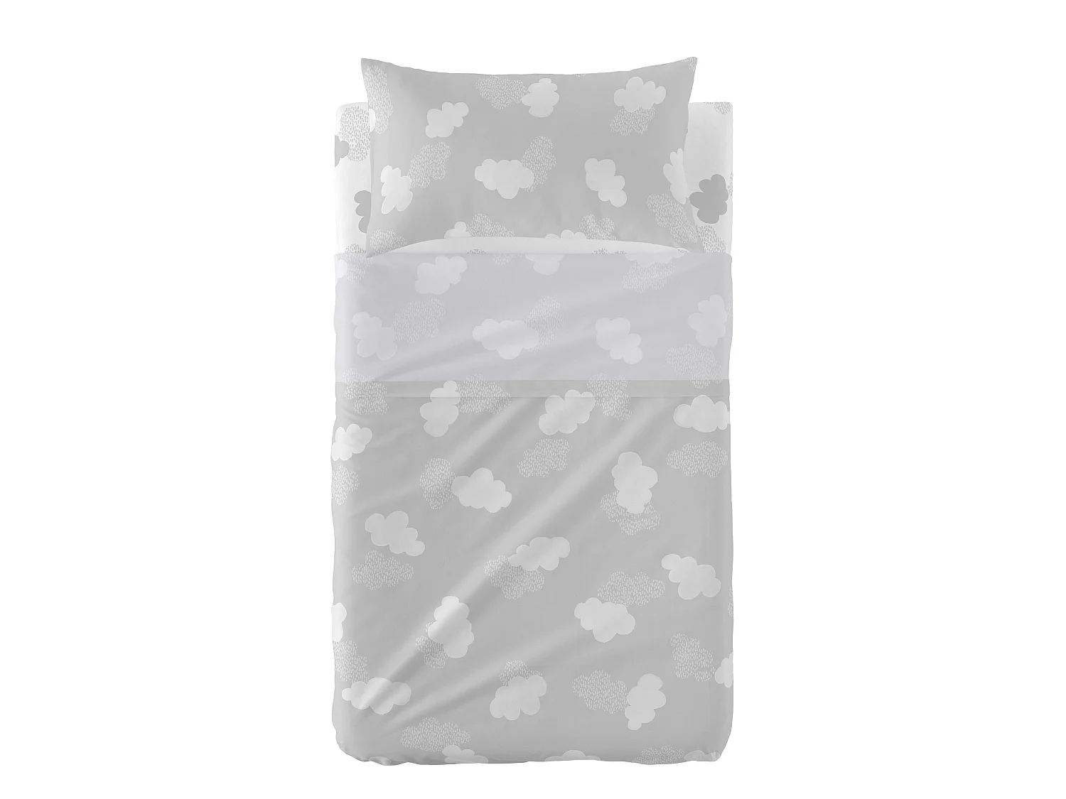 Bettlaken-set Kinderbett 100x130 cm Clouds