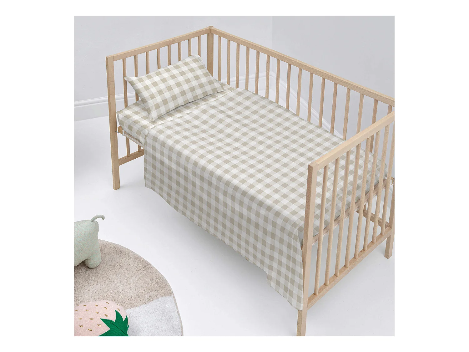 Juego de sabana Cuna (100x130 cm) Vichy