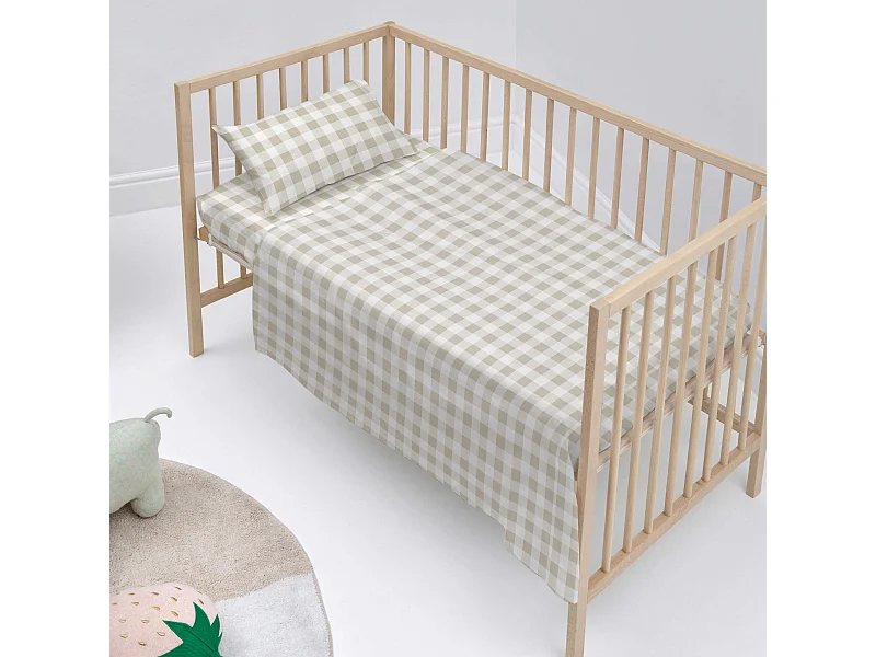 Bettlaken-set Kinderbett 100x130 cm Vichy